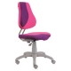 Dětská rostoucí židle FUXO - Růžová / fialová