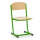 Školní židle Denis, nastavitelná - vel. 5-7 - Světle zelená - RAL 6018