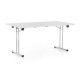 Skládací stůl 160 x 80 cm - Světle šedá