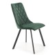 Jídelní židle Nyx - Zelená / černá