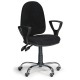 Pracovní židle Torino SY s područkami - Černá