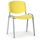 Plastová židle ISO - šedé nohy - Žlutá