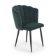 Jídelní židle Bernita - Zelená / černá