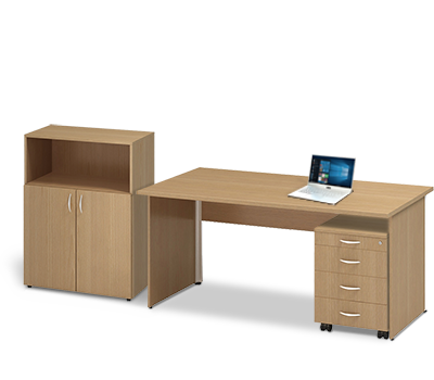 Jednací stoly ProOffice s kovovou rohovou podnoží