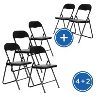 Skládací konferenční židle Rosso 4 + 2 ZDARMA