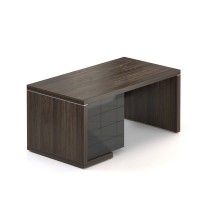 Stůl Lineart 160 x 85 cm + levý kontejner