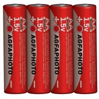 Zinková baterie AgfaPhoto R06/AA, 1,5 V, 4 ks