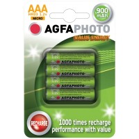 Nabíjecí NiMH baterie AgfaPhoto AAA, 900 mAh, 1,2 V, blistr 4 ks