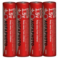 Zinková baterie AgfaPhoto R03/AAA, 1,5 V, 4 ks