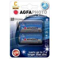 Power alkalická baterie AgfaPhoto  LR14/C, 1,5 V blistr 2 ks