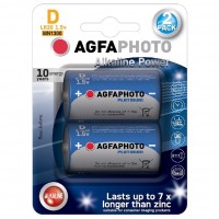 Power alkalická baterie AgfaPhoto  LR20/D, 1,5 V blistr 2 ks