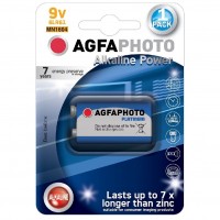 Power alkalická baterie AgfaPhoto 9 V, blistr 1 ks