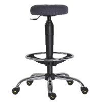 Pracovní židle Mini Antistatic s opěrkou nohou