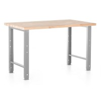 Výškově nastavitelný dílenský stůl 120 x 80 cm