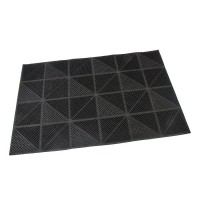 Gumová čisticí rohož Triangles 40 x 60 x 0,7 cm