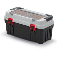 Kufr na nářadí s kovovým držadlem 54 × 27,8 × 26,9 cm, krabičky