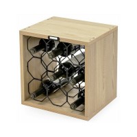 Stojan na víno Cube Vertical pro 9 lahví
