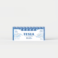 Zinková baterie Tesla BLUE+ R03/AAA, 1,5 V, 10 ks