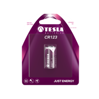 Lithiová baterie Tesla CR123, 3 V, blistr 1 ks