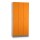 Dřevěná šatní skříňka Visio LUX - 3 oddíly, 90 x 42 x 190 cm
