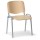 Dřevěná židle ISO - šedé nohy