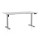 Výškově nastavitelný stůl OfficeTech B, 160 x 80 cm, šedá podnož