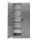 Nerezová policová skříň - 90 x 40 x 185 cm, cylindrický zámek
