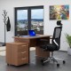 Sestava kancelářského nábytku Visio 1, 120 cm - Ořech 
