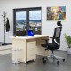 Sestava kancelářského nábytku Visio 1, 140 cm - Javor