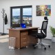 Sestava kancelářského nábytku Visio 1, 140 cm - Ořech 