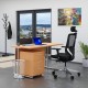 Sestava kancelářského nábytku Visio 1, 140 cm - Buk