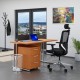 Sestava kancelářského nábytku Visio 1, 140 cm - Třešeň