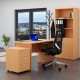 Sestava kancelářského nábytku Visio 2, 120 cm - Buk