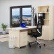 Sestava kancelářského nábytku Visio 2, 140 cm - Javor