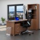 Sestava kancelářského nábytku Visio 2, 140 cm - Ořech 