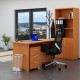 Sestava kancelářského nábytku Visio 2, 140 cm - Třešeň