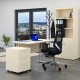 Sestava kancelářského nábytku Visio 2, 120 cm - Javor