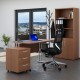 Sestava kancelářského nábytku Visio 2, 120 cm - Ořech 