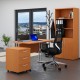 Sestava kancelářského nábytku Visio 2, 120 cm - Třešeň