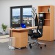 Sestava kancelářského nábytku Visio 2, 140 cm - Buk