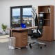 Sestava kancelářského nábytku Visio 2, 140 cm - Ořech 