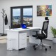 Sestava kancelářského nábytku Visio 1, 160 cm - Bílá