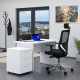 Sestava kancelářského nábytku Visio 1, 120 cm - Bílá