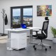 Sestava kancelářského nábytku Visio 1, 160 cm - Bílá