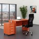 Sestava kancelářského nábytku SimpleOffice 1, 120 cm - Třešeň