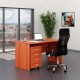 Sestava kancelářského nábytku SimpleOffice 1, 140 cm - Třešeň
