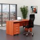 Sestava kancelářského nábytku SimpleOffice 1, 160 cm - Třešeň
