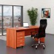 Sestava kancelářského nábytku SimpleOffice 1, 180 cm - Třešeň
