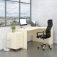 Sestava kancelářského nábytku SimpleOffice 2, 140 cm, pravá - Bříza