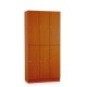 Dřevěná šatní skříňka Visio - 6 boxů, 90 x 45 x 185 cm, cylindrický zámek - Třešeň